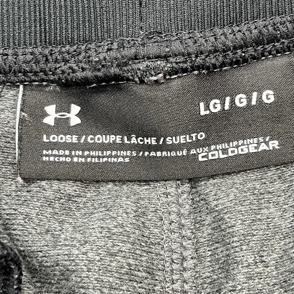 Under Armour ColdGear Sportstyle Jogger Mens Large Heather Gray Pants Streetwear